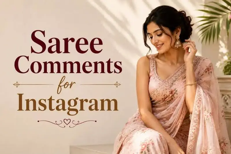 100+ Saree Captions for Instagram Pinterest