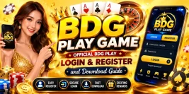 BDG Play Login Page Design and User Navigation
