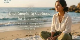 100+ Caption for Simplicity