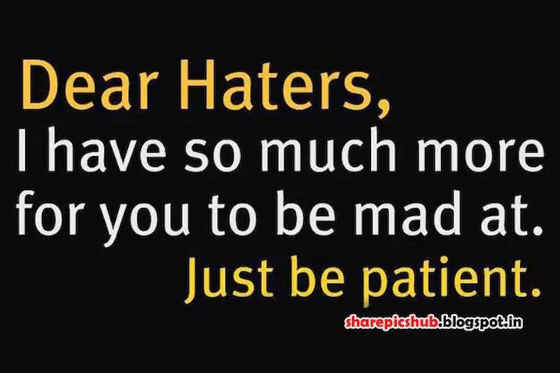 Hater Captions for Instagram Selfies