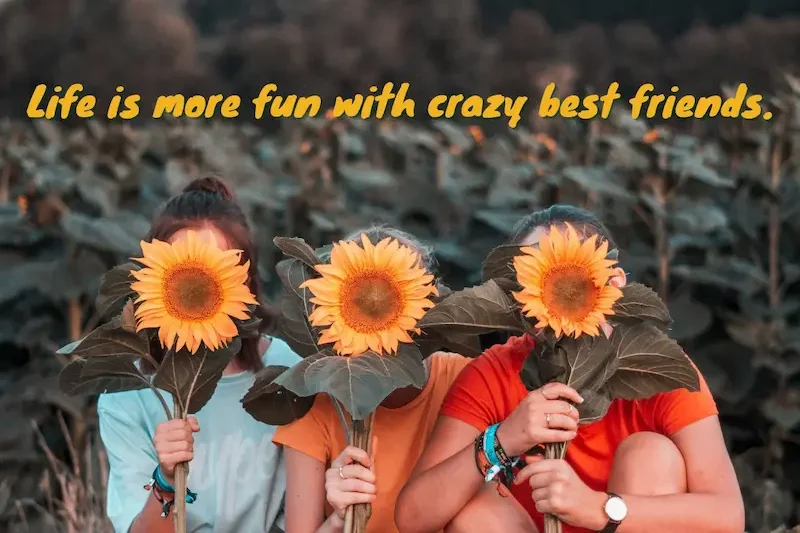 How to Choose the Best Crazy Best Friend Caption