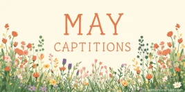 100+ May Month Captions for Instagram and Social Media