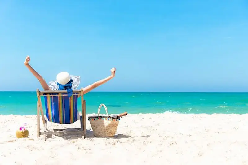 Peaceful Beach Captions