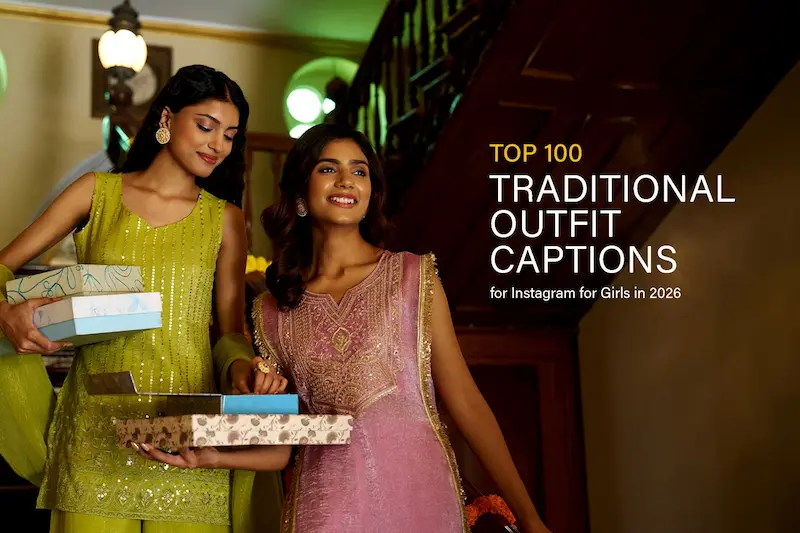 Saree Captions for Instagram