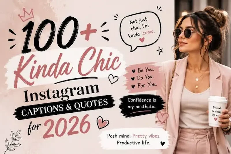 Short Chic Captions for Instagram