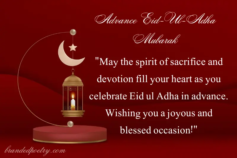 advance eid ul adha mubarak wishes