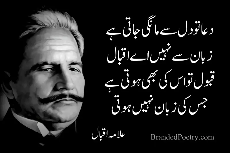 allama iqbal love poetry in urdu