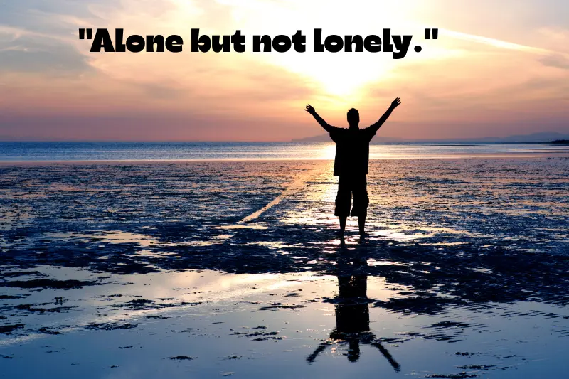 alone but not lonely