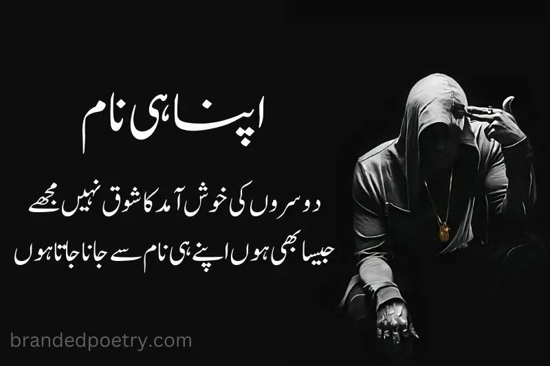 attitude poetry about life in urdu