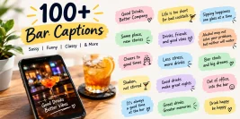 100+ Bar Captions for Instagram: Funny, Cool, Short, and Stylish Ideas