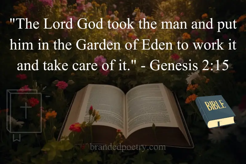 bible quotes about gardening