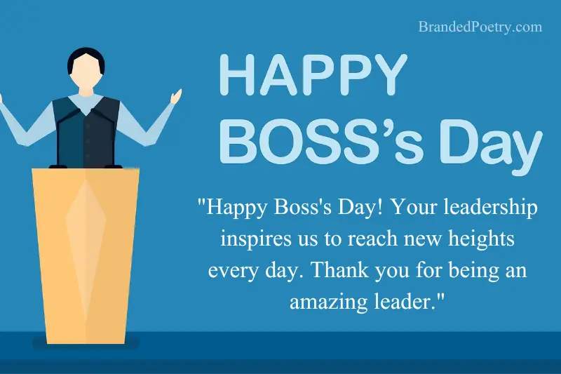 Boss Day Message, Quotes, Wishes & Sayings 2024 - Happy Boss Day