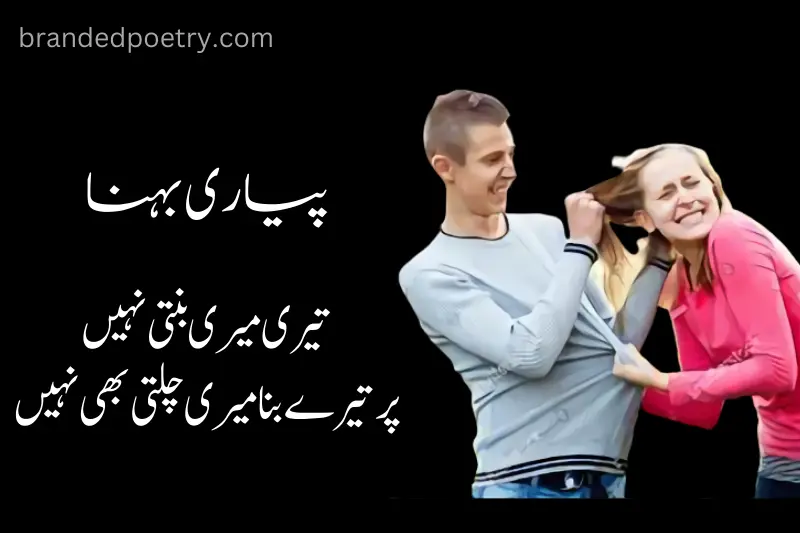 brother sister love quote in urdu