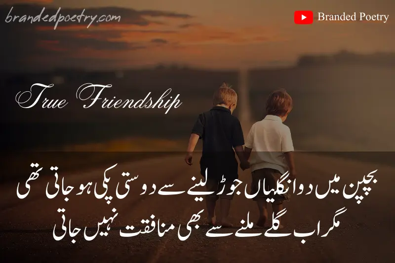 child friend quote in urdu