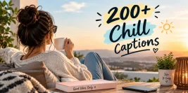 200+ Chill Captions for Instagram, Selfies, and Relaxed Vibes