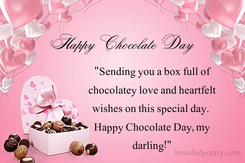 chocolate day quote for love