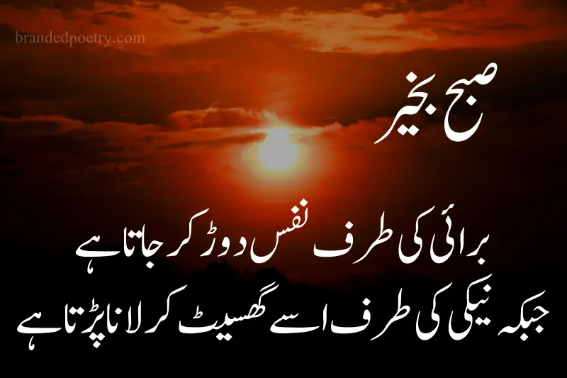 dark morning motivational quote in urdu
