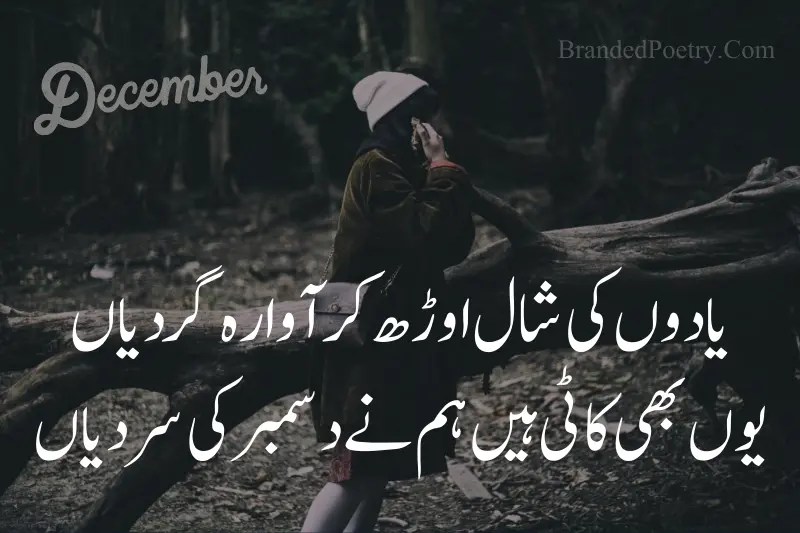 december shayari in urdu about sad girl