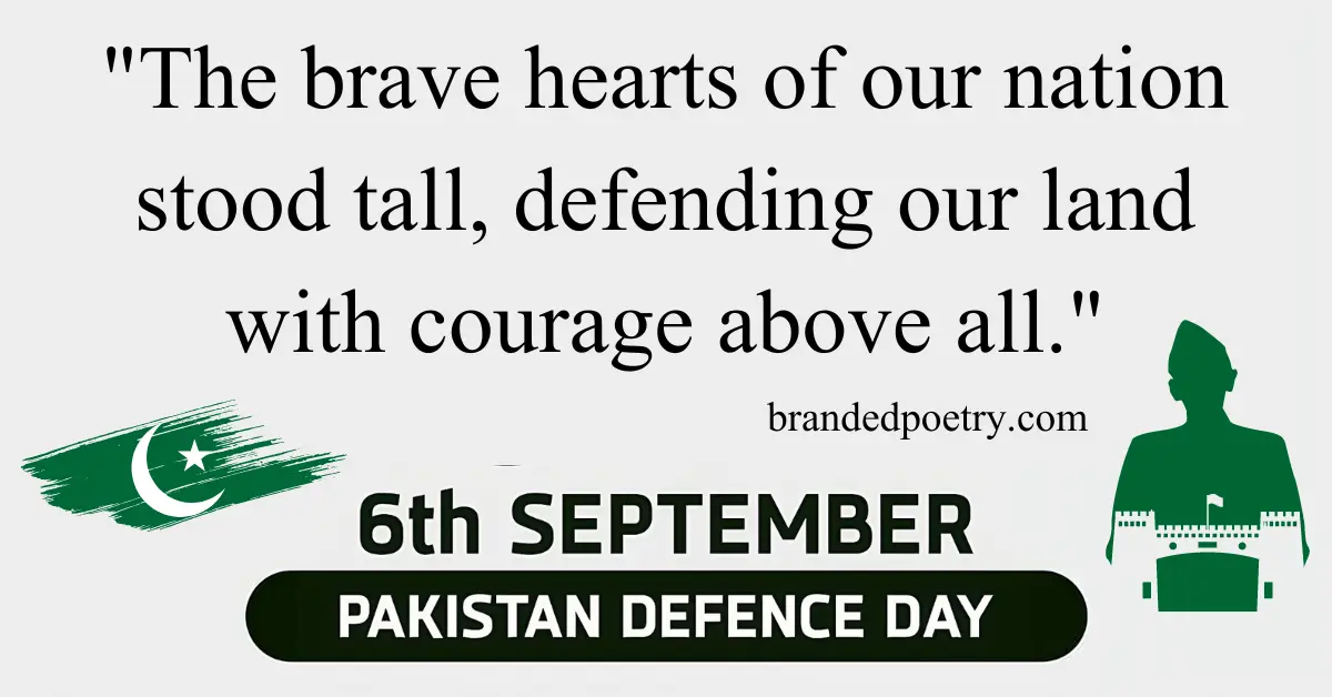 Defence Day Quotes & Poetry [2023] - Youm-e-Difa Status