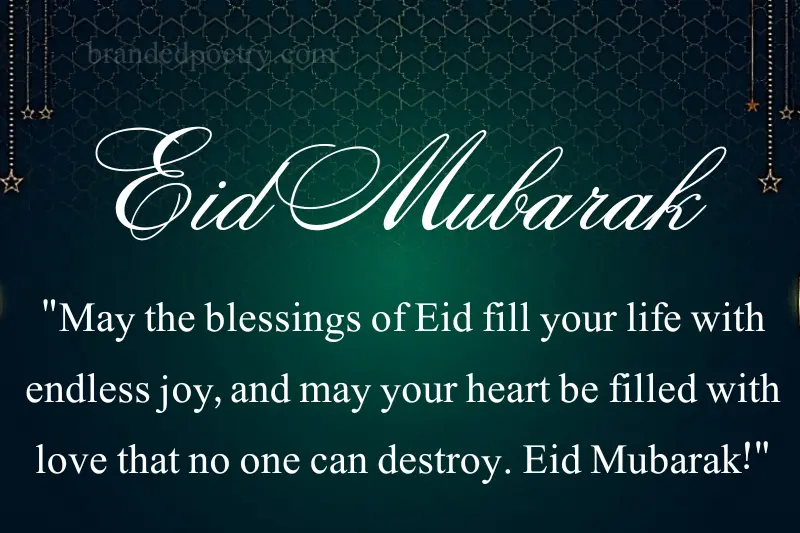 eid mubarak shayari in english