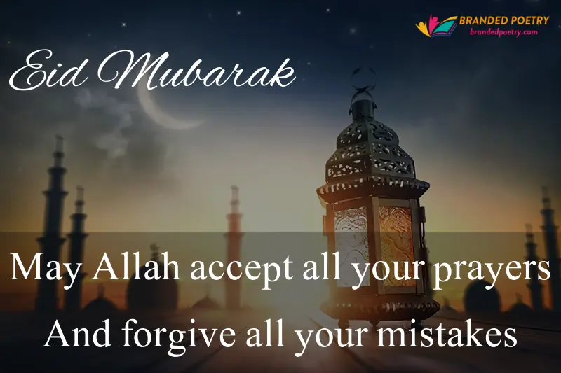 eid mubarak wish in english