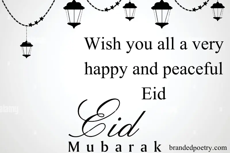 eid mubarak wishes card in english