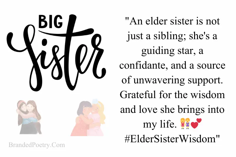 elder sister quotes in english