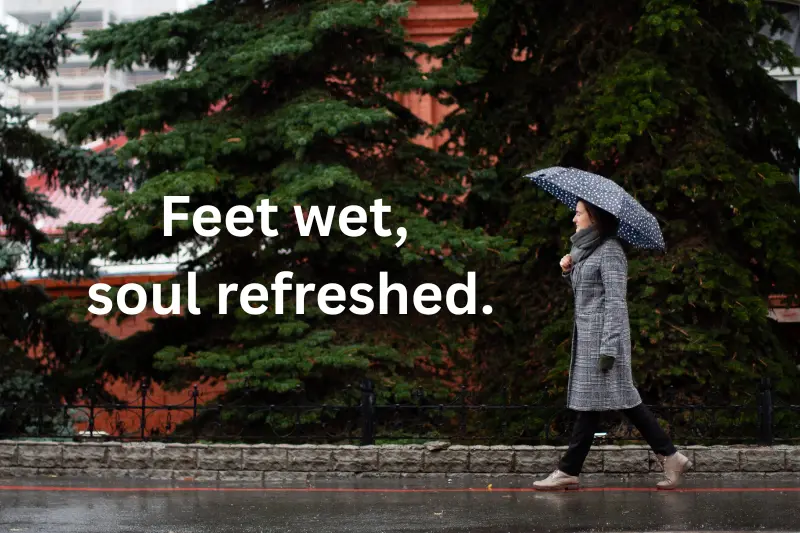 feet wet, soul refreshed