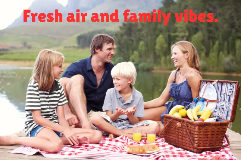 fresh air and family vibes. 