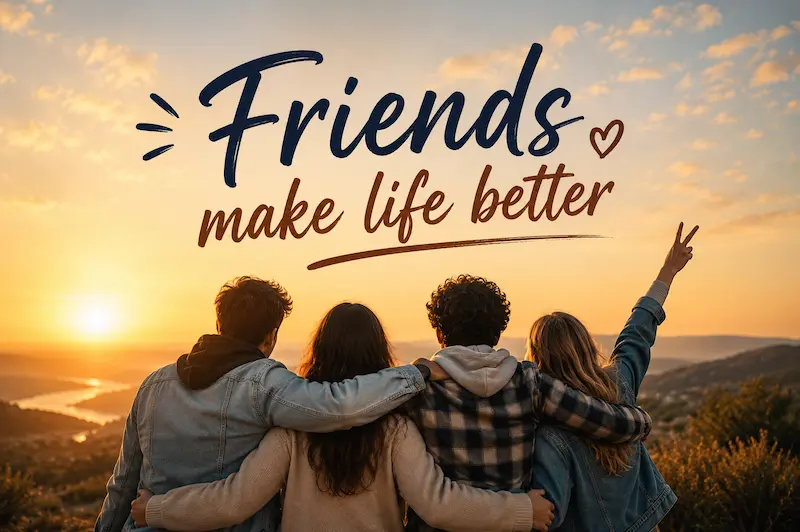 friends make life better