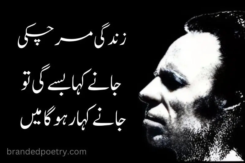 full sad love poetry in urdu by john elia