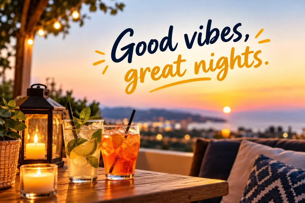 good vibes great nights