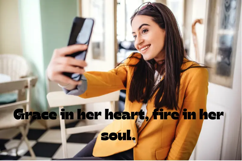 grace in her heart, fire in her soul