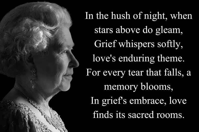 grief is the price we pay for love poem
