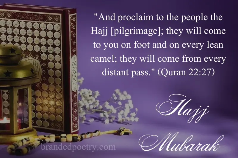 hajj quotes from quran