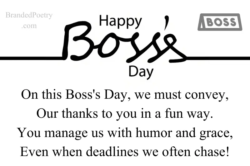 happy boss day poem in english