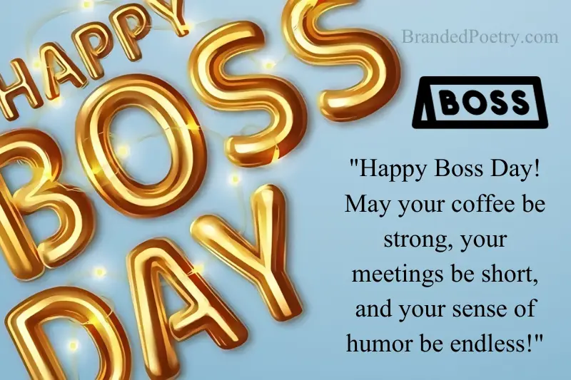 happy boss day wishing card