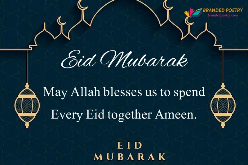 happy eid mubarak wish in english