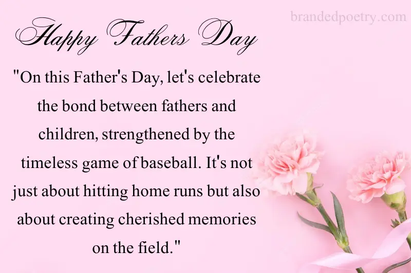 happy fathers day baseball quotes