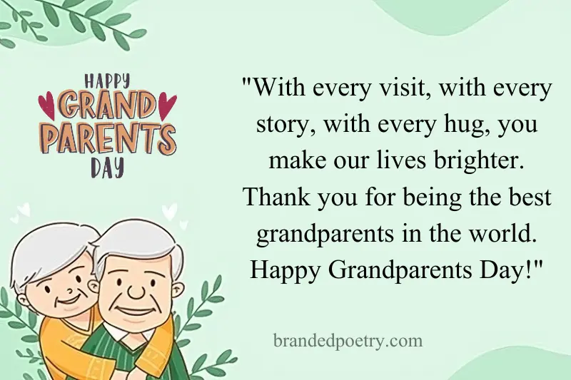 happy grandparents day celebration card