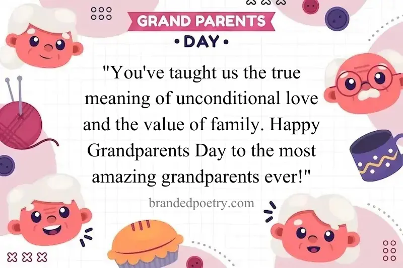 happy grandparents day wishing quote in english