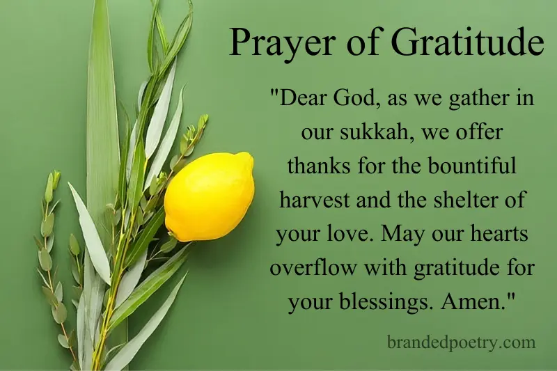 happy sukkot prayer