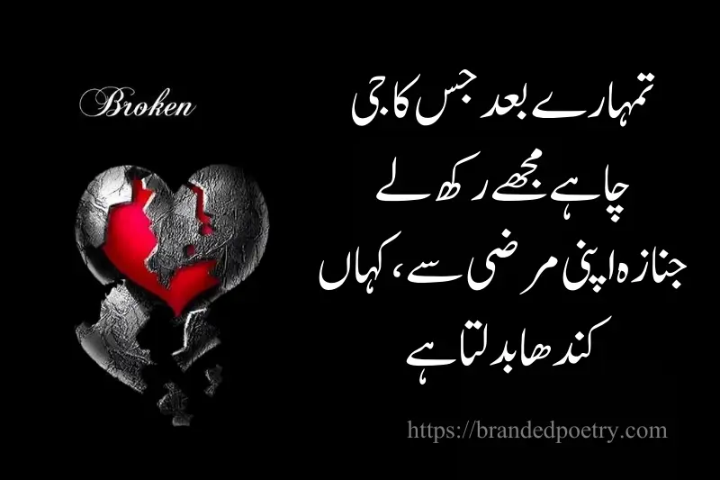 heart broken sad shero shayari dp in urdu