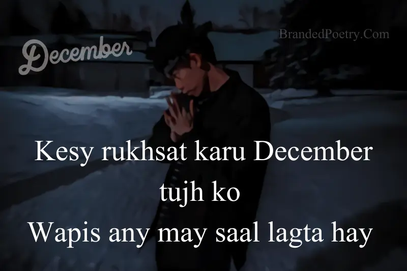 heart touching sad december poetry in roman english