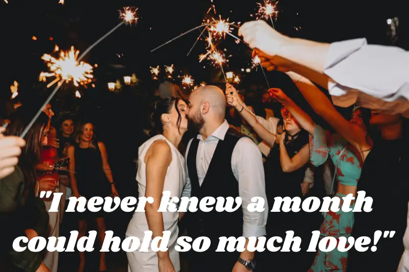i never knew a month could hold so much love