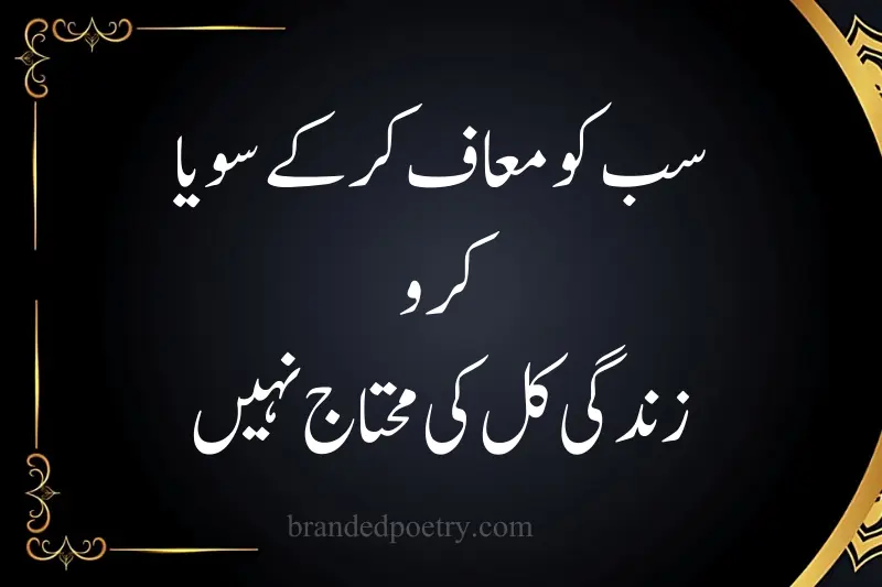 inspirational good night quote in urdu