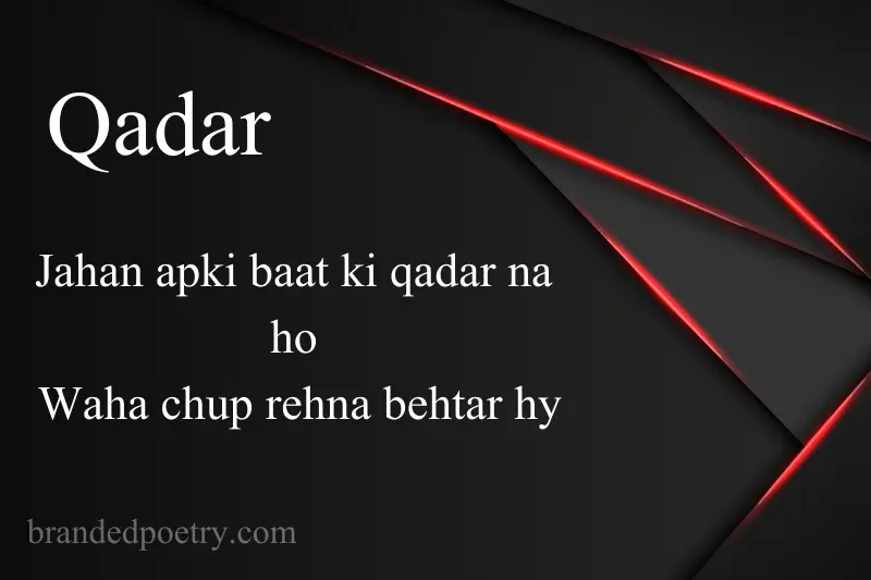 inspirational qadar quote in roman english