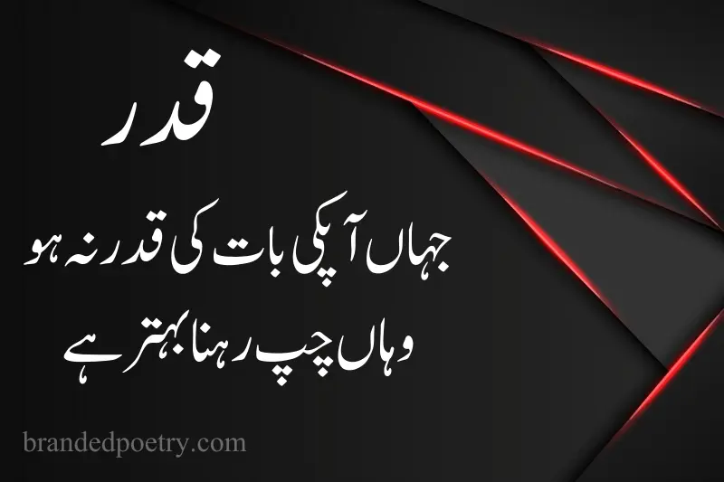 inspirational qadar quote in urdu