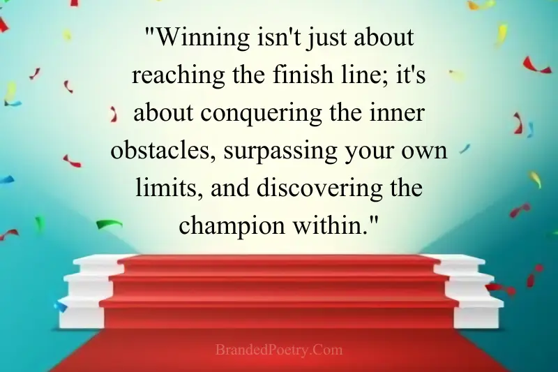 inspirational quote about winning