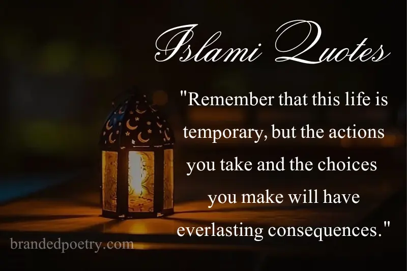 islamic quotes about life